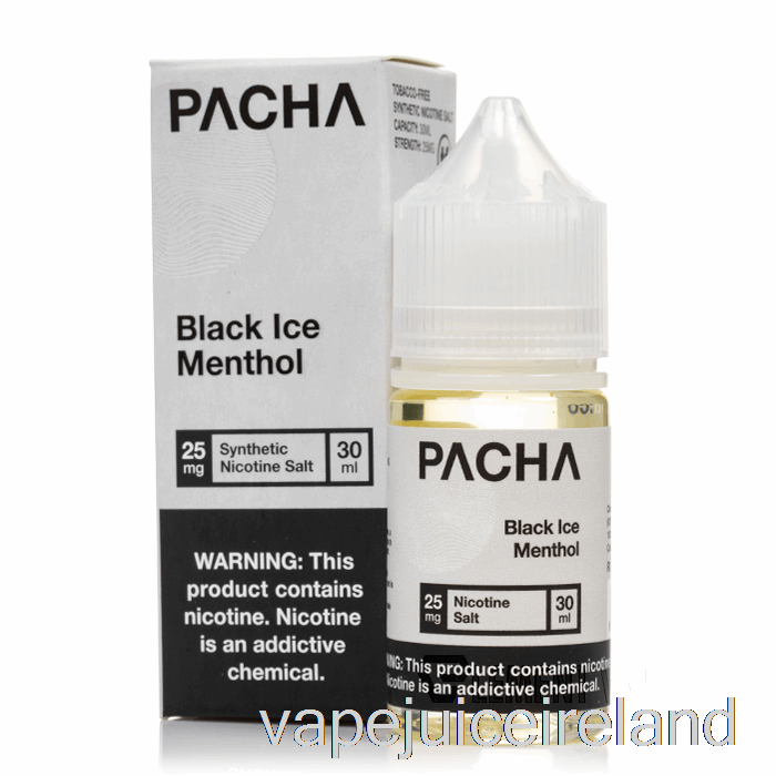 Vape Juice Black Ice Menthol - PACHA Salts - 30mL 50mg
